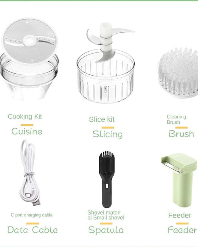 Mini Portable Wireless Chopper Blender Food Processor