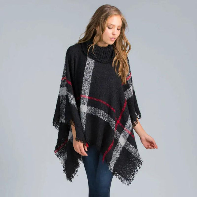 Knitted Sweater Poncho