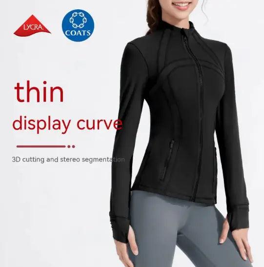 Workout Long Sleeve Zipper Jacket