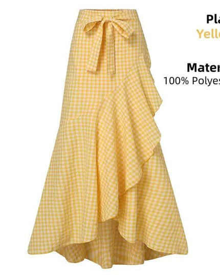 Casual Loose Ruffles Skirt