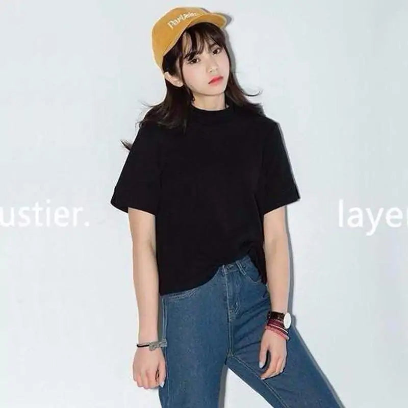 Rounded Collar T-Shirt