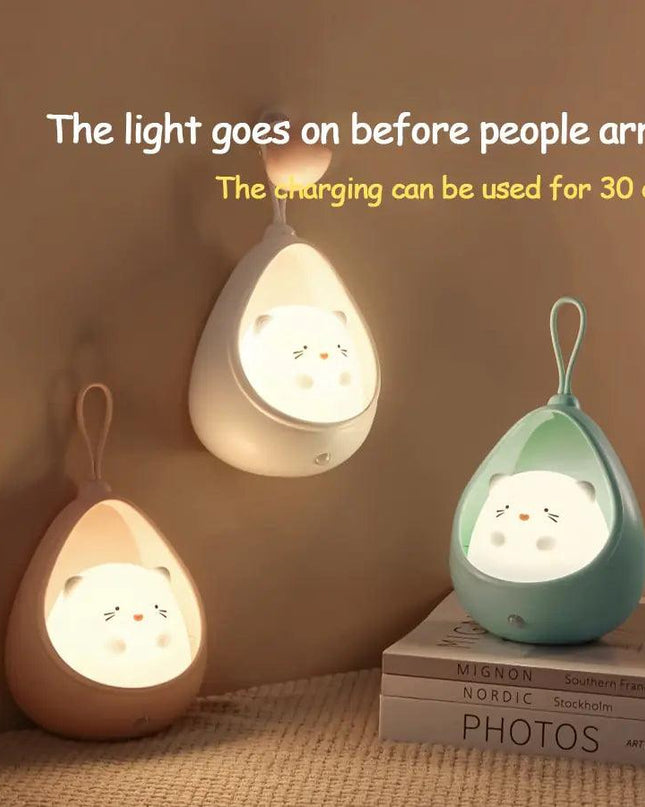 LED Night Light Sensor Control cute animal
