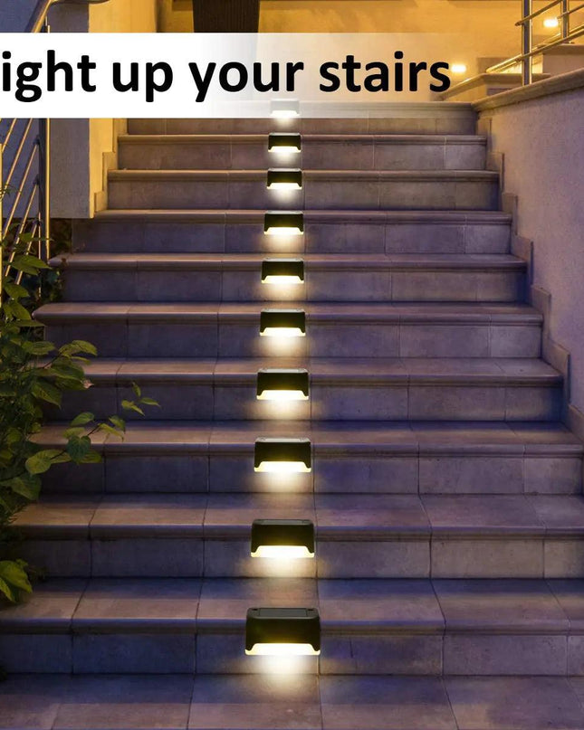 Waterproof Solar Deck  Step Lights