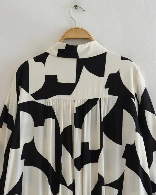 Printed Irregular Dress