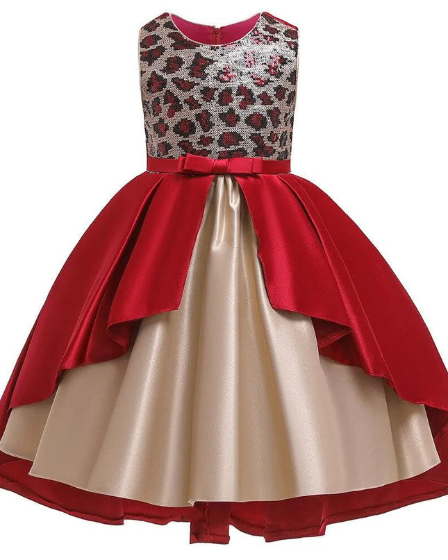 Princess's Dress Leopard Print