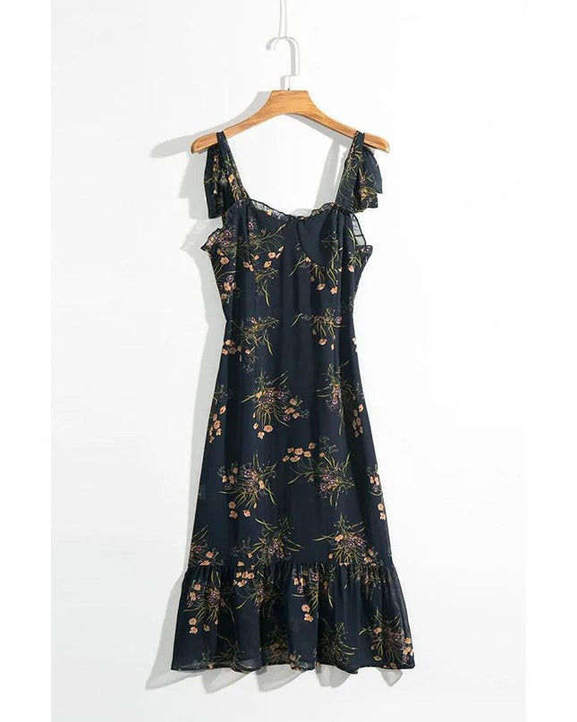 Elegant Vintage Floral Dress