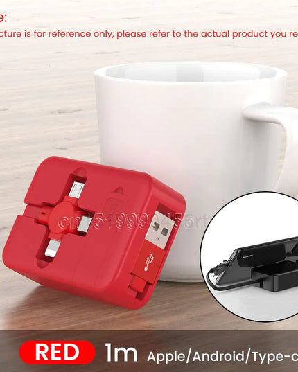 3-in-1 Ultra Turbo Retractable Charger