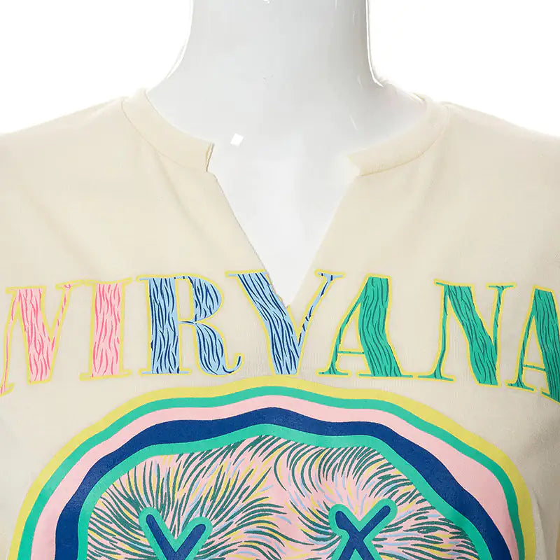 Don't Trip Nirvana Oversized Graphic Tee