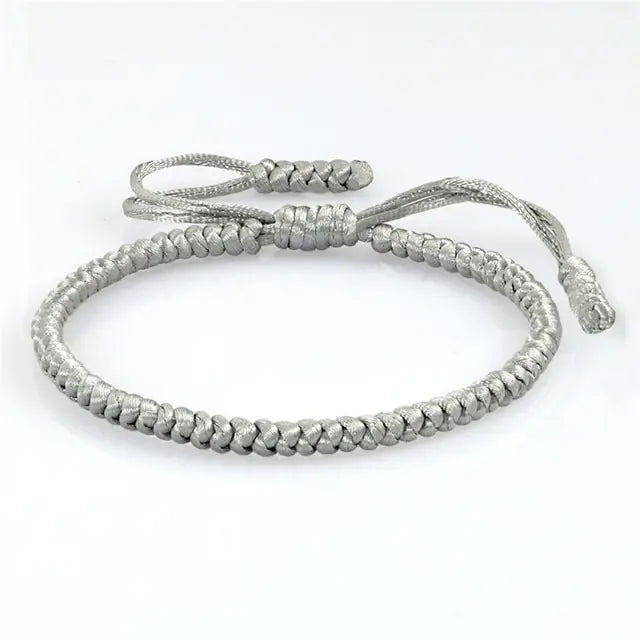 Woven Thread Rope Charm Bracelet