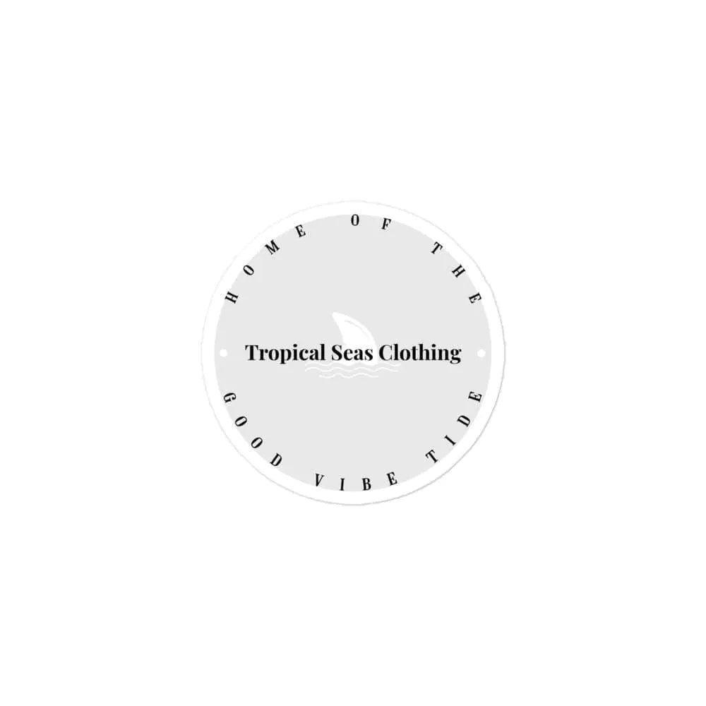 New Tropical Seas Logo stickers