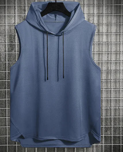 Men's Hong Kong Style Casual Hoodie Vest