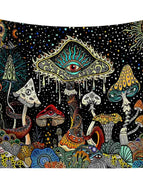 Starry Mushrooms / 230x150 Brushed Style