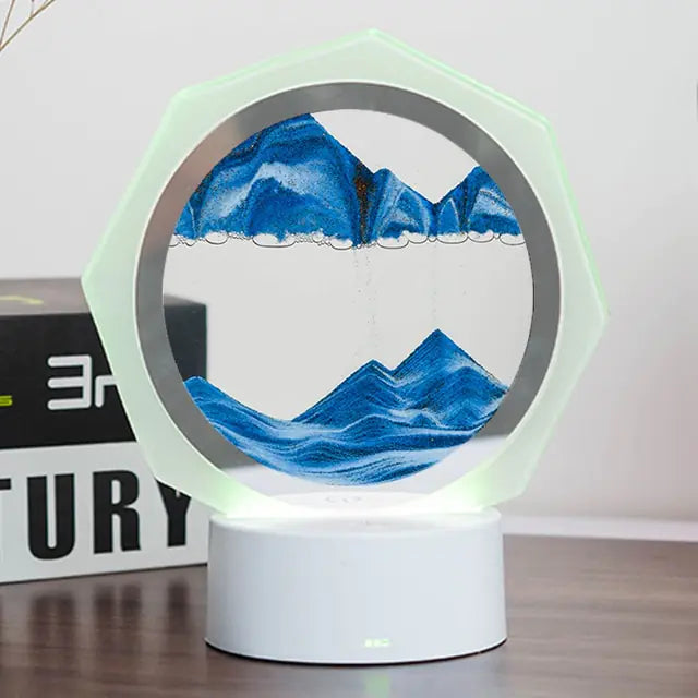 Creative Quicksand Night Light Lamp