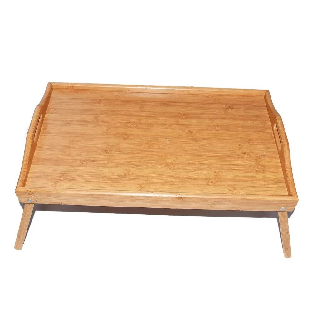 Bamboo Folding Breakfast Tray with Feet