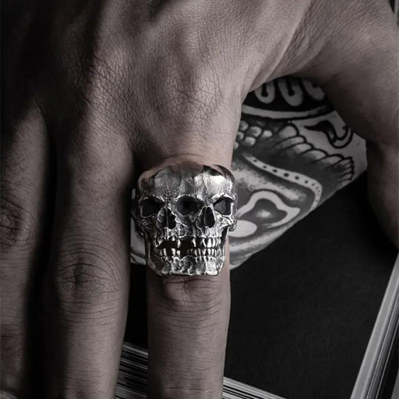 Unique Gothic Skull Ring