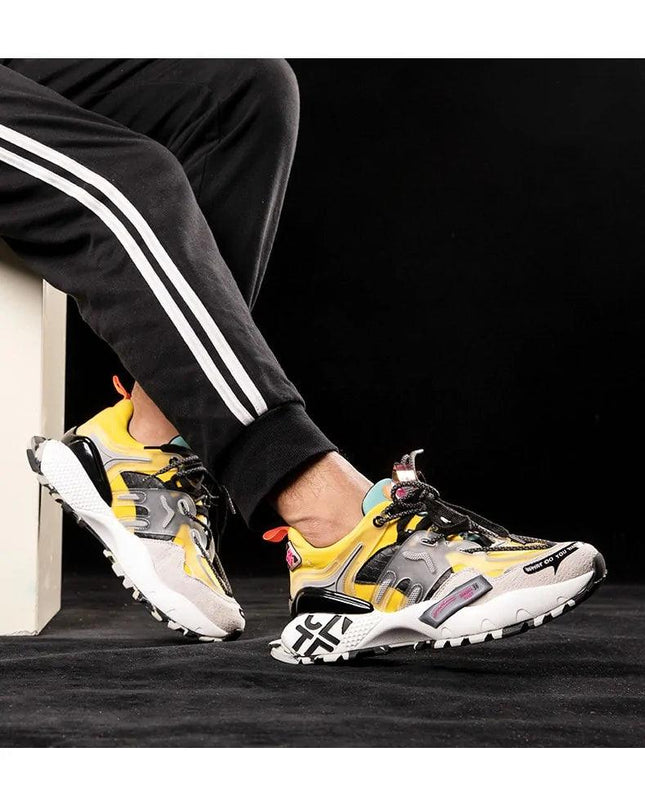 Sneakers Suede Genuine Leather