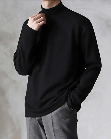Casual Velvet Turtleneck Loose Sweater