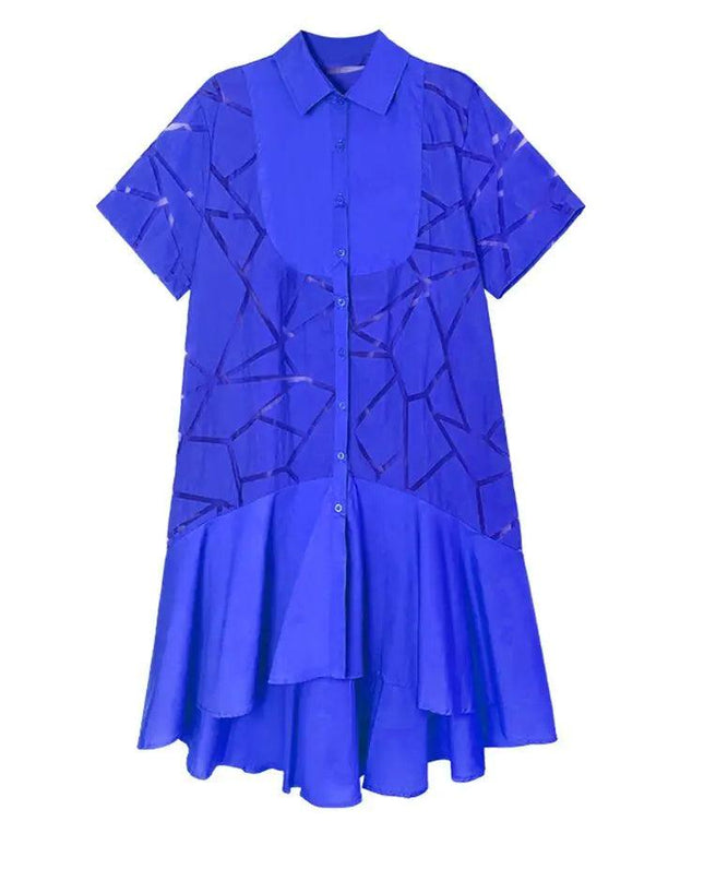 Ruffle Perspective Dress