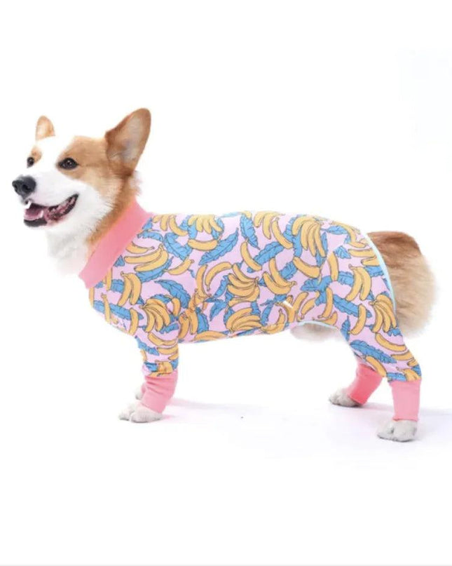 Dog Long Sleeve Homewear Pet Four-legged Clothes