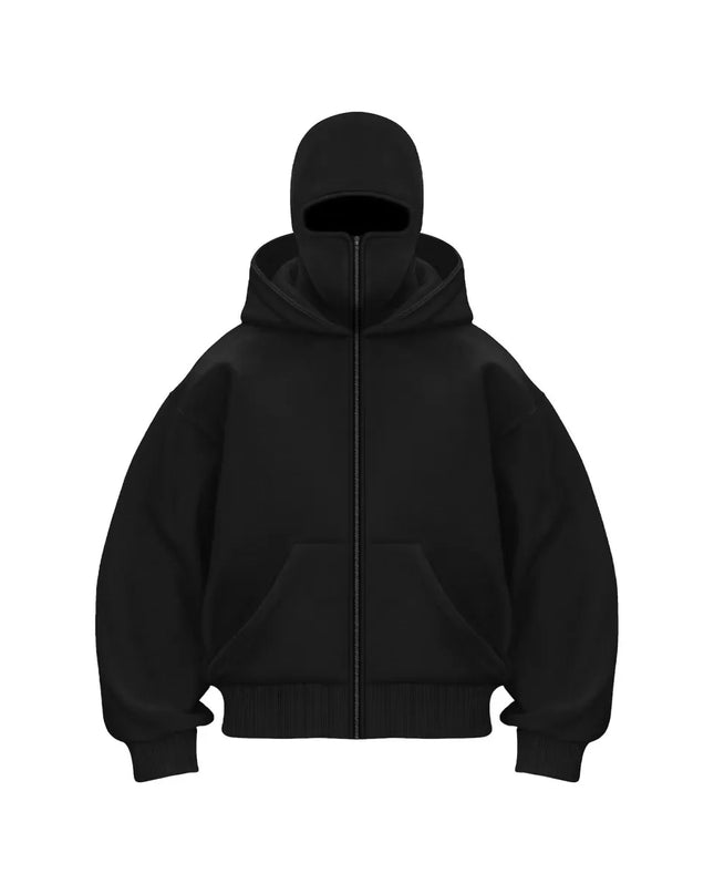Fleece-lined Double Hooded Jacket