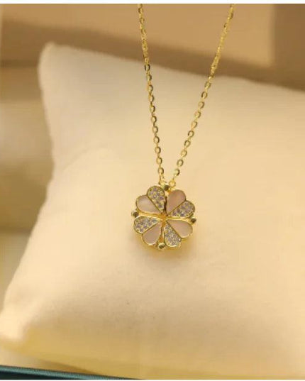 Women's Versatile Design Magnet Titanium Necklace