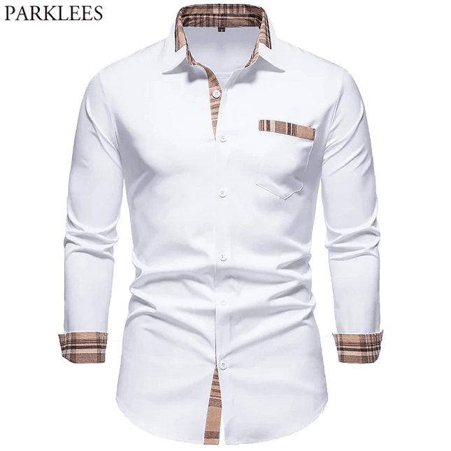 Patchwork Formal Shirts