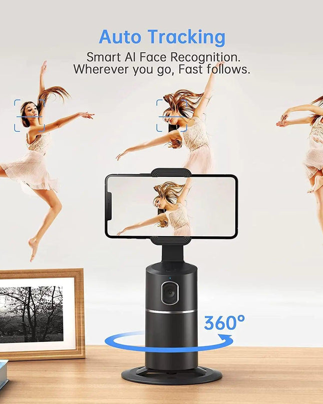 AI Smart Selfie 360° Tracker