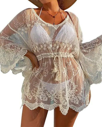 Crochet Swimsuit Beach Dress