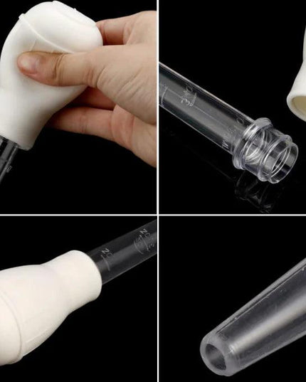 2 PCS Meat & Poultry Baster Heat Resistant BPA Free Turkey Syringe Flavor 30ML