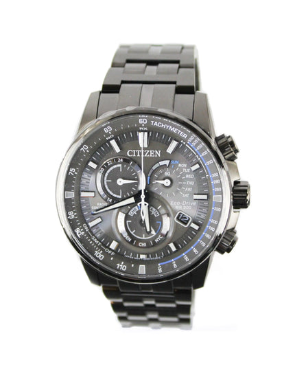 Citizen (AT4127-52H) Eco Drive Mens PCAT Gunmetal Stainless Steel Bracelet Watch