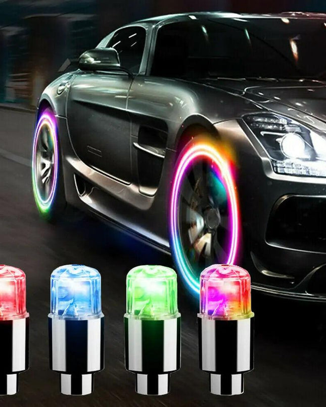 Tire Air Valve Stem LED Light Cap Cover