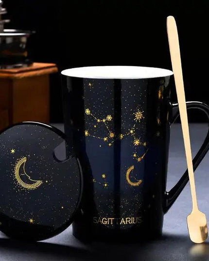 12 Constellations Creative Mugs With Spoon