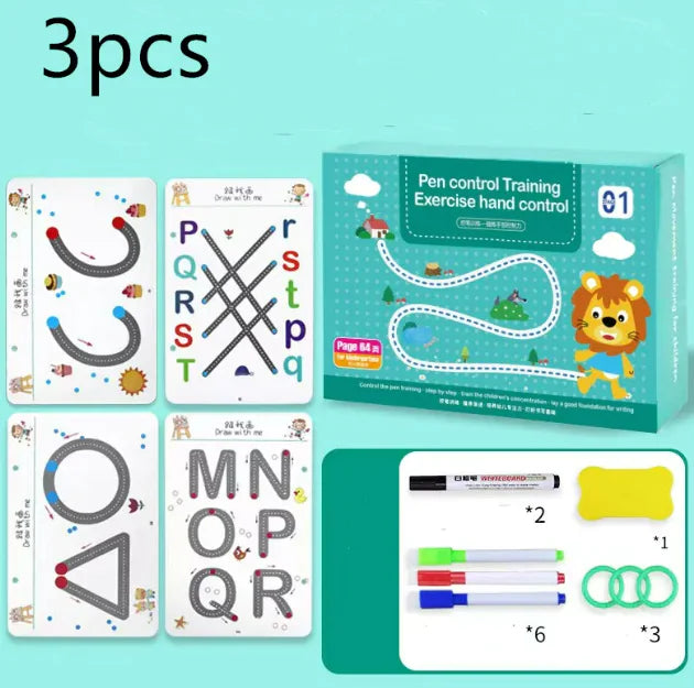 Children's Pen Control Training Erasable Paper