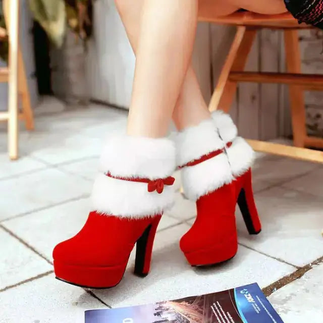 Boots Christmas High Heels