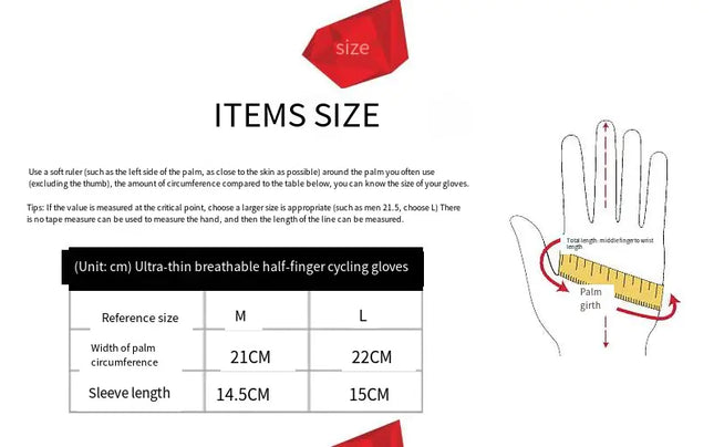 Winter Half-Finger Cycling Gloves
