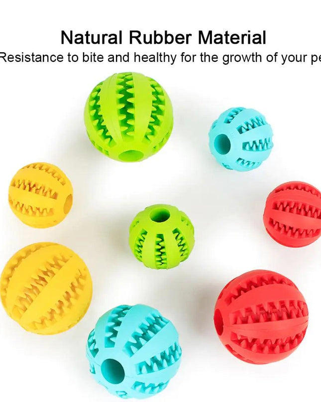 Rubber Balls Chewing Pet Toys