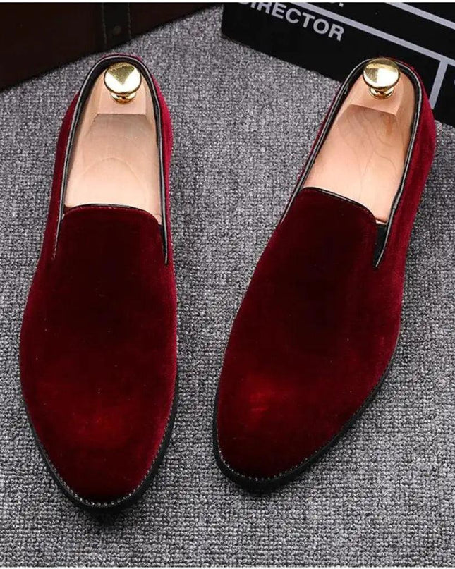 Red Bottom Suede Loafers