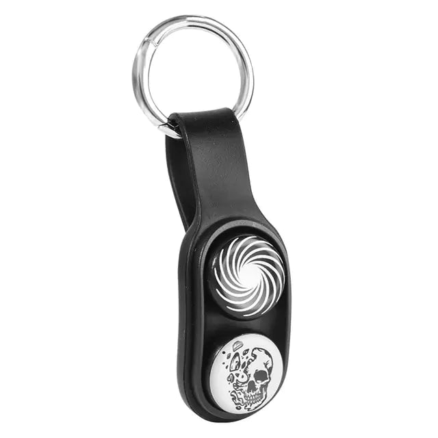 Fingertip Rotary Elastic Magnet Keychain