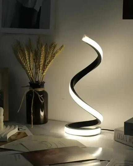 LED Spiral Table Lamp