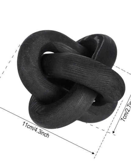 Knotted Wooden Sculpture