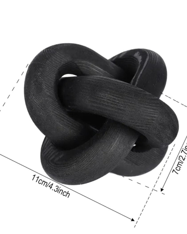 Knotted Wooden Sculpture