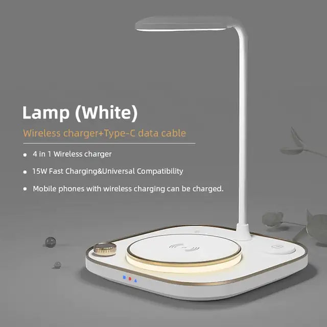 Led Desk Lamp 3 in 1 Wireless Charger