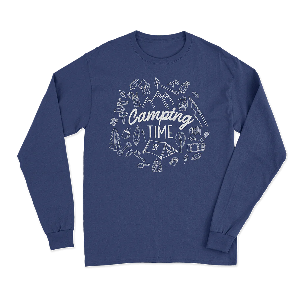 Camping Elements Long Sleeve Shirt