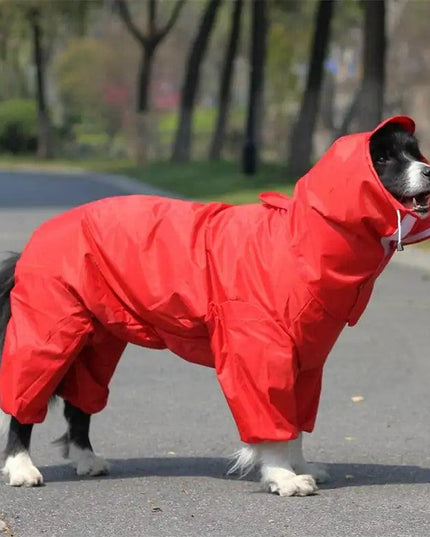 Dog Raincoat-Waterproof Jumpsuit