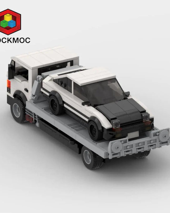 Rescue Flatbed Trailer Brick Toy