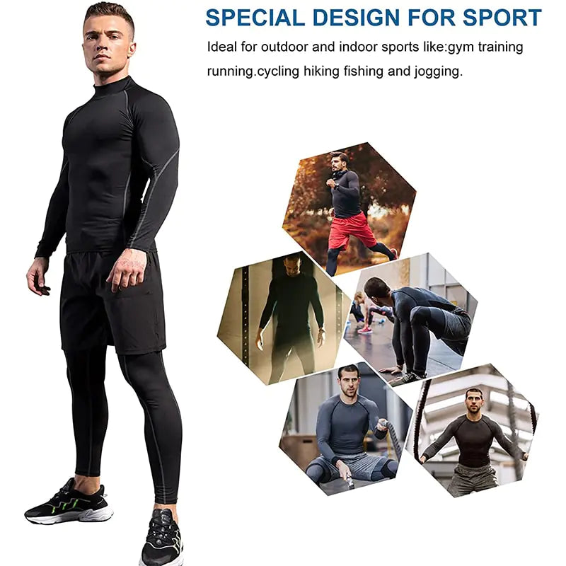 Men Bodybuilding Sport T-shirt Quick Dry