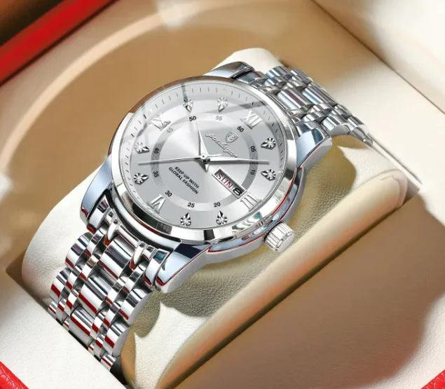 Waterproof Men's Double Calendar Luminous Quartz Watch