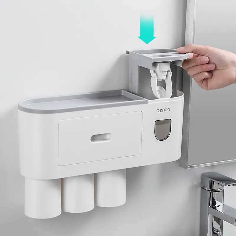 Magnetic Hanging Mouthwash Cup Holder