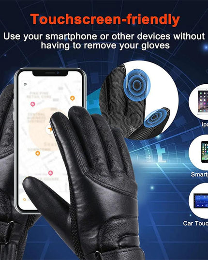 Electric USB Heated Gloves Winter Warming Thermal Ski Snow Hand Warm Windproof