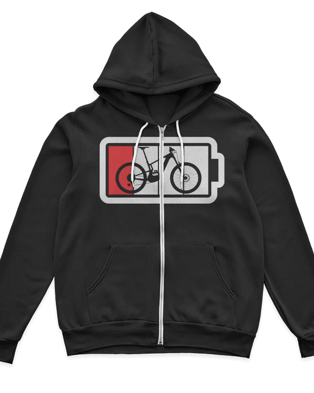 Low Battery Zip Hoodie